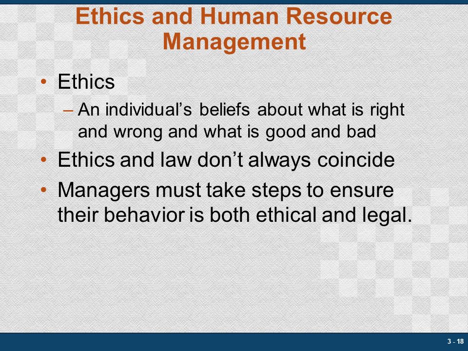 Legal and ethical leadership and management
